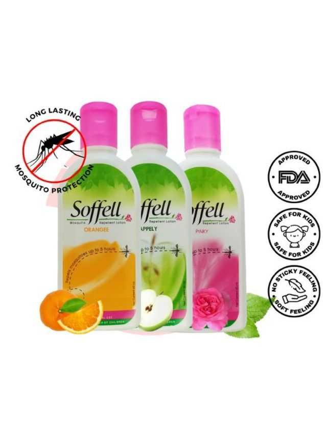 Soffell Mosquito Repellent Lotion Set of 3 60ml (A edamama